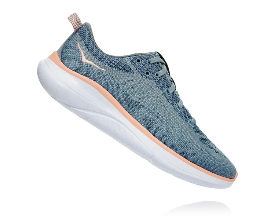 Hoka One One Hardloopschoenen Dames - Hupana Flow - Blauw - TC5137496